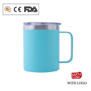 Taza térmica personalizada acero inoxidable antigoteo ergonómica
