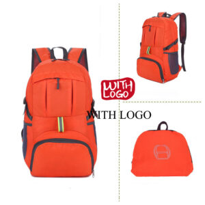 Mochila plegable compacta impermeable personalizada