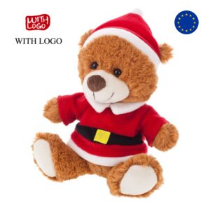 Osito de peluche papá noel personalizable exclusivo para regalo corporativo