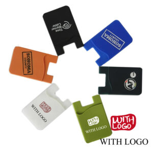 Porta tarjetas móvil adhesivo publicitario personalizado