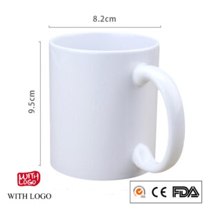 Taza cerámica personalizada con logo para promoción