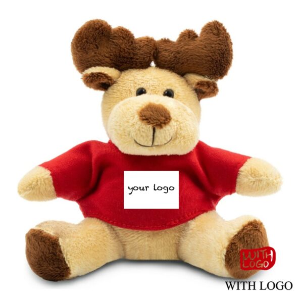 Reno de peluche navideño para empresas