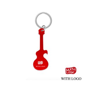 Llavero Abridor Botellas Guitarra Eléctrica Personalizado de Aluminio