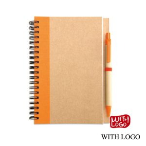 Libreta Reciclada Personalizada con Bolígrafo