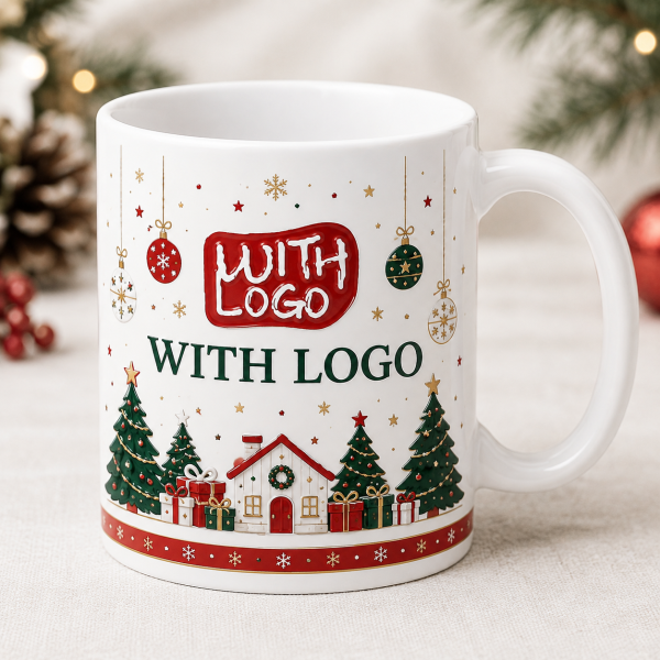 Taza cerámica personalizada para Navidad